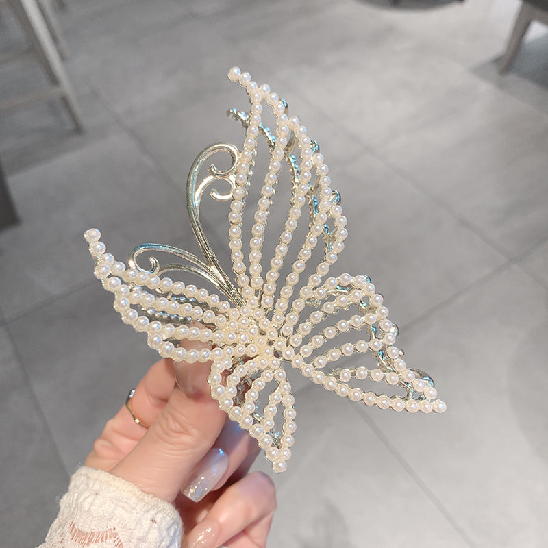 UrCoolest Pearl Butterfly Hair Clip